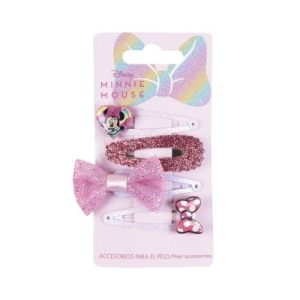 Accessori Capelli Clips 4 Pièces Minnie