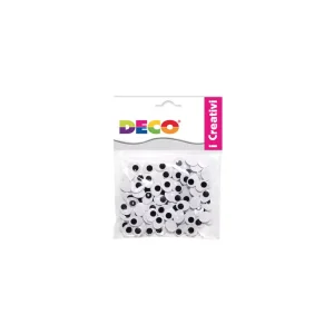 “Occhi” mobili adesivi CWR: busta con 100 u., ovale, 7 × 9 mm